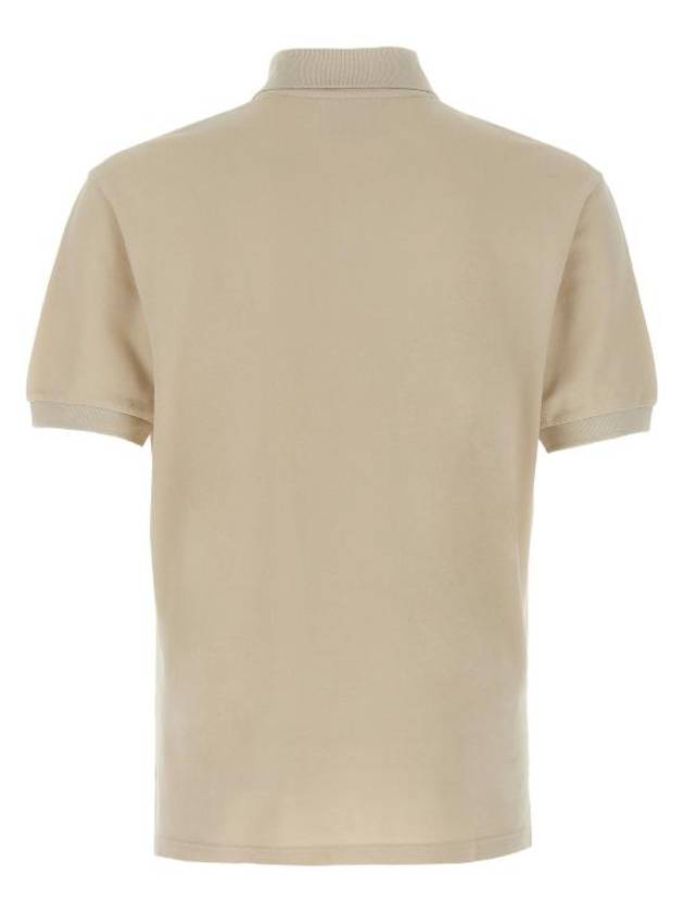 Logo Polo Shirt Beige - ISABEL MARANT - BALAAN 3