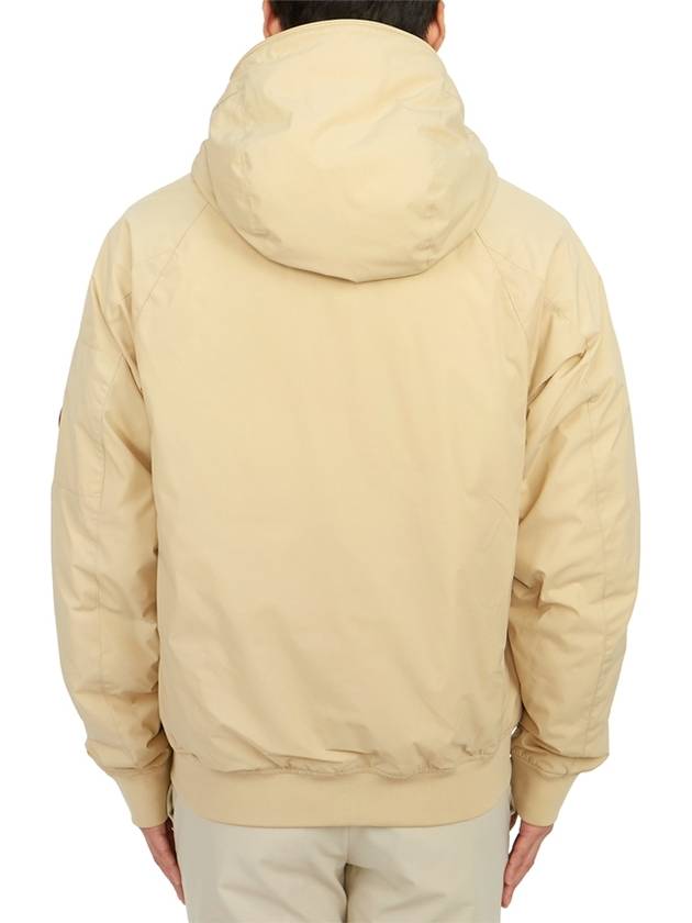 Pro-Tech Ribbed Hooded Jacket Beige - CP COMPANY - BALAAN 6