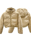 Studios Hooded Bomber Jacket Sand Beige - ACNE STUDIOS - BALAAN 2