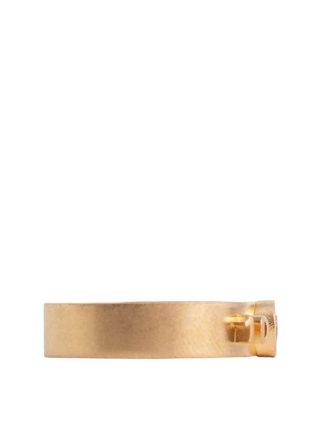 Number Engraved Logo Metal Ring Gold - MAISON MARGIELA - BALAAN 3