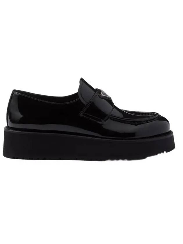 Patent Leather Loafers Black - PRADA - BALAAN 1