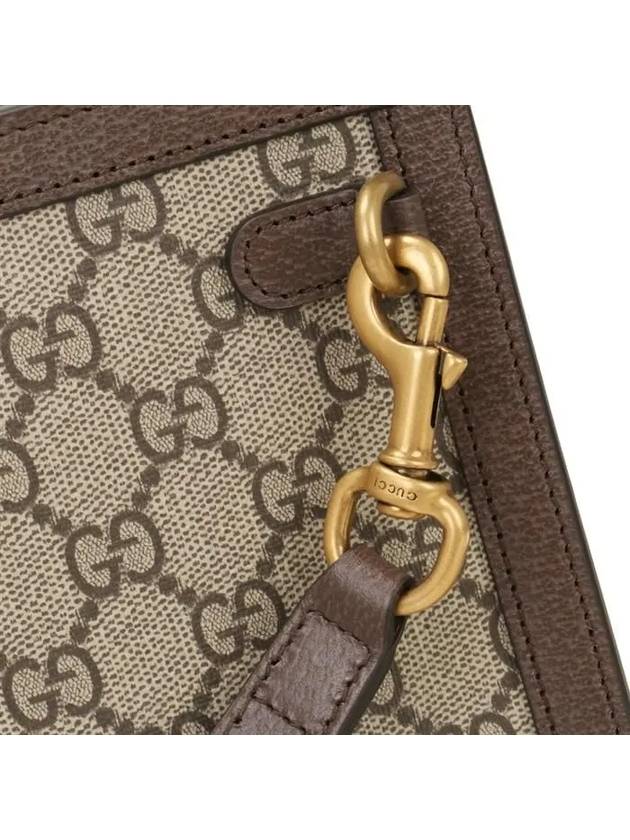 GG Supreme Canvas Ophidia Clutch Bag Beige Ebony - GUCCI - BALAAN 8