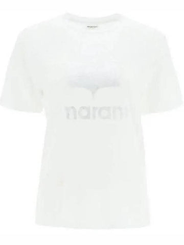 ZEWEL TS0001FA A1N10E 20WH Linen short sleeve t shirt 676703 - ISABEL MARANT - BALAAN 1