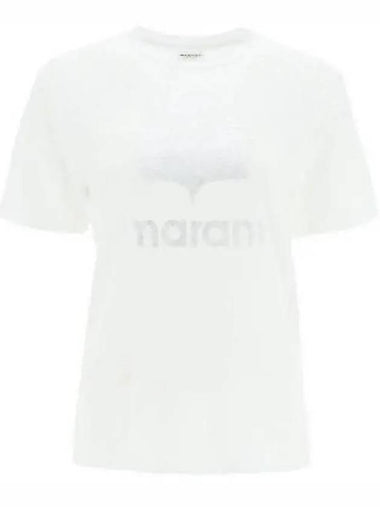 ZEWEL TS0001FA A1N10E 20WH Linen short sleeve t shirt 676703 - ISABEL MARANT - BALAAN 1