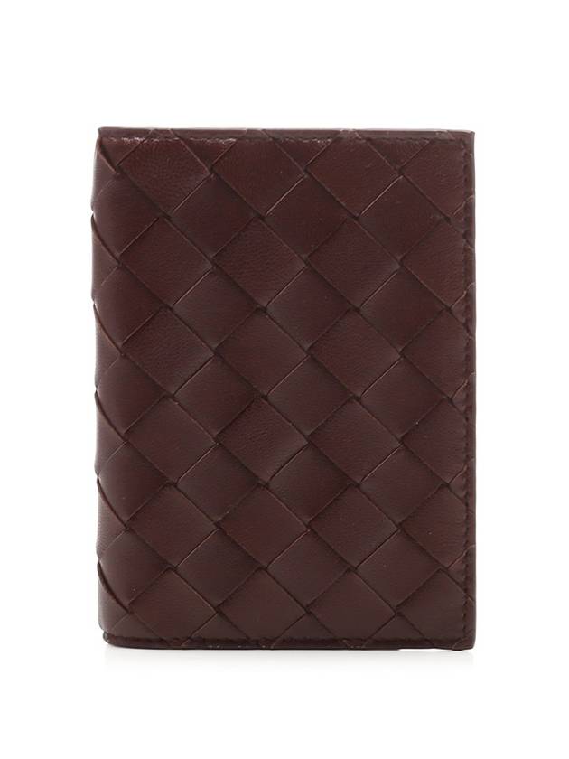 Intrecciato Passport Wallet Brown - BOTTEGA VENETA - BALAAN 1