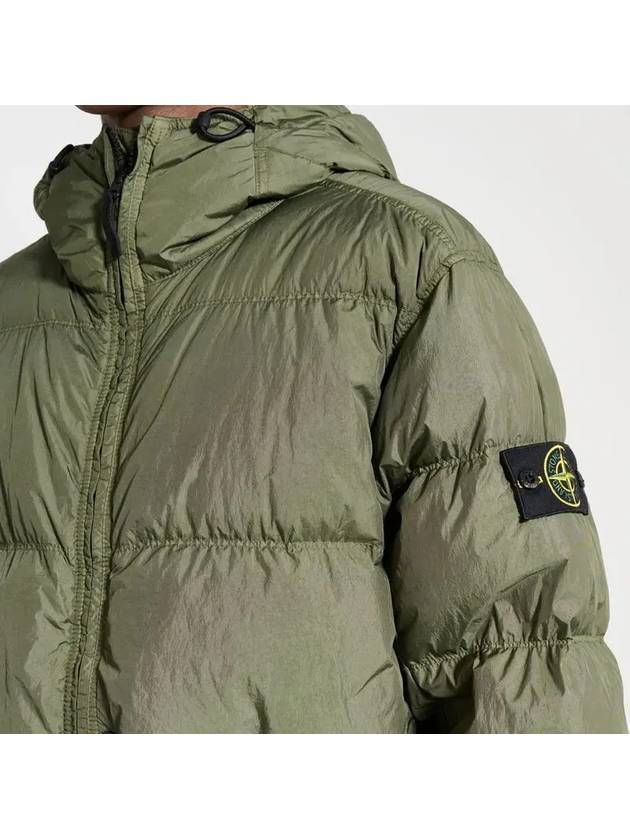 Crinkle Reps Re-Nylon Down Padding Green - STONE ISLAND - BALAAN 4