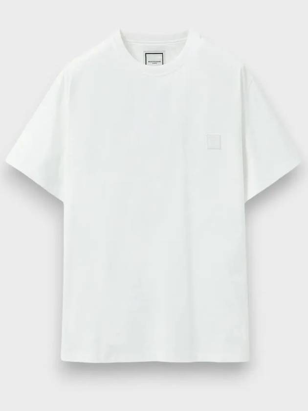 Luminous Back Logo Short Sleeve T-Shirt White - WOOYOUNGMI - BALAAN 3