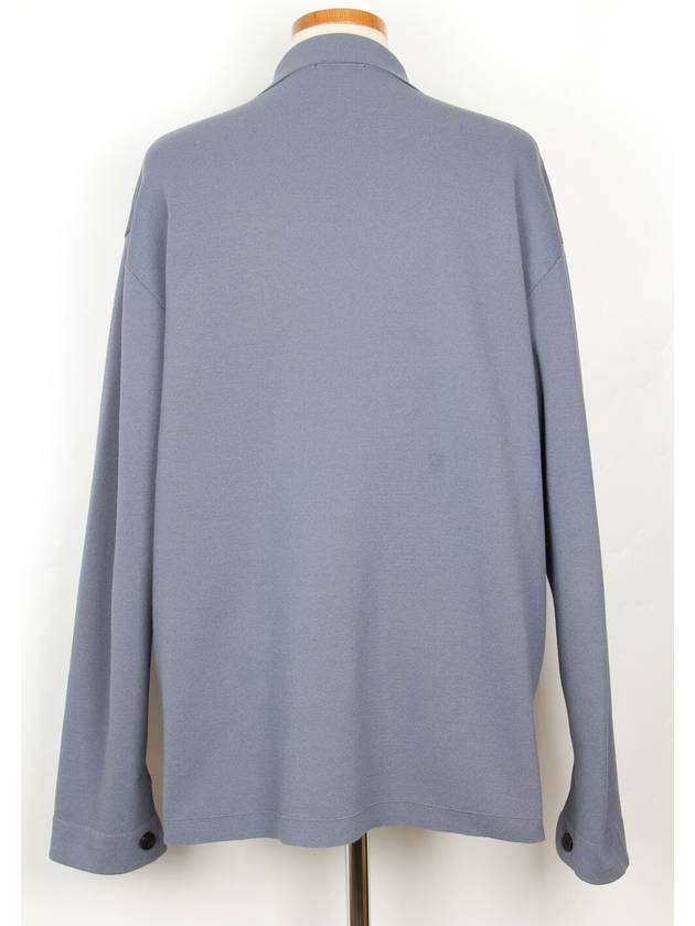 Collar knit cardigan gray XL - SANDRO - BALAAN 5