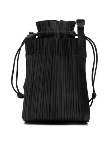 Square Pleats Bucket Bag Black - ISSEY MIYAKE - BALAAN 1