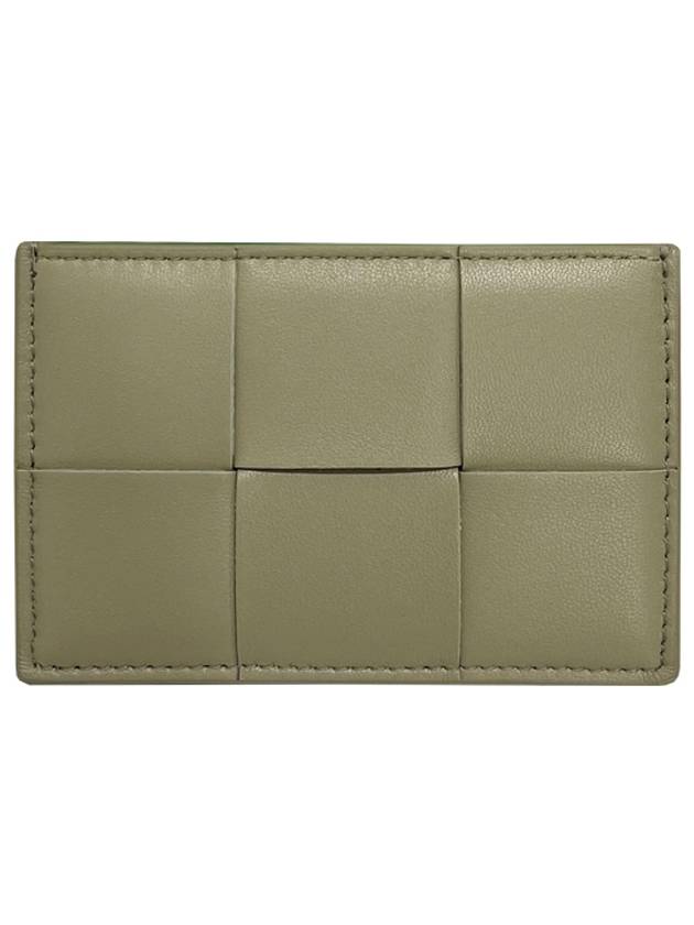 Intrecciato Lambskin Calfskin Card Wallet Travertine - BOTTEGA VENETA - BALAAN 2