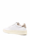 Medalist Goatskin Low Top Sneakers Gold White - AUTRY - BALAAN 4