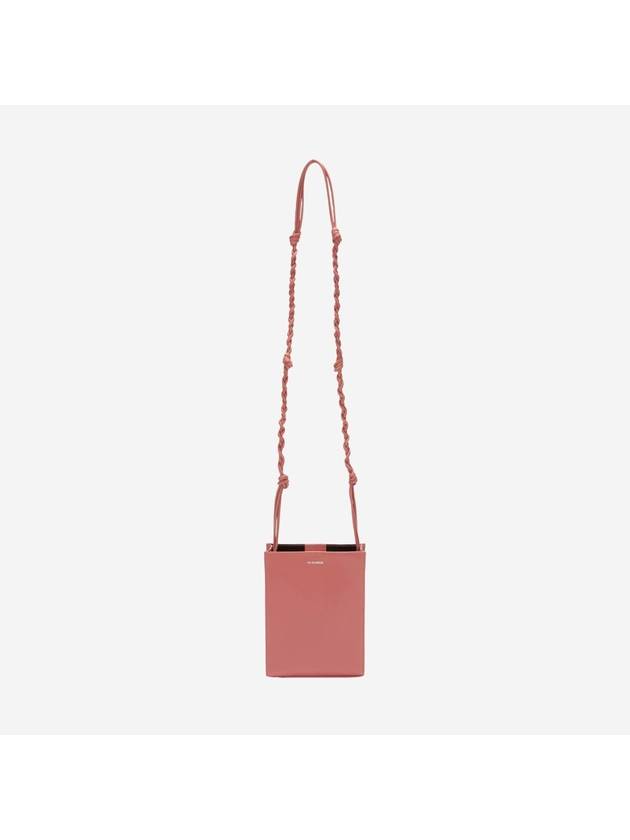 Women's Tangle Small Leather Shoulder Bag Pink - JIL SANDER - BALAAN 2