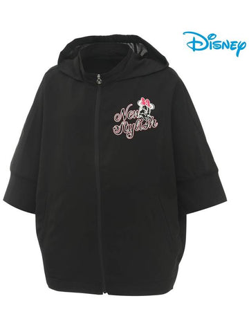 three-quarter sleeve loose fit zip-up hooded jumper DO2LJP030 - DISNEY GOLF - BALAAN 1