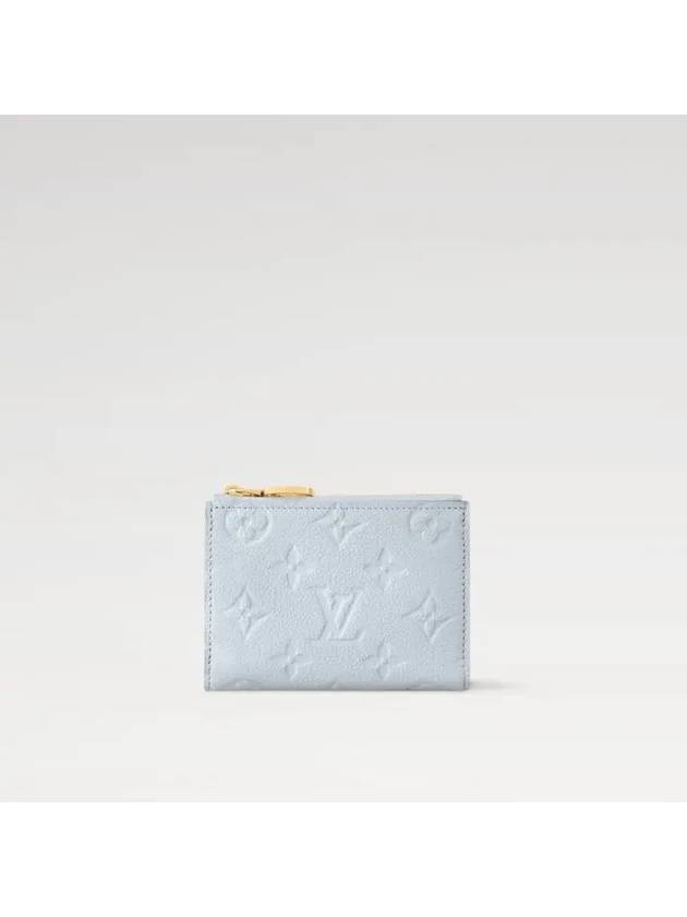 Lisa Monogram Leather Half Wallet Blue - LOUIS VUITTON - BALAAN 2