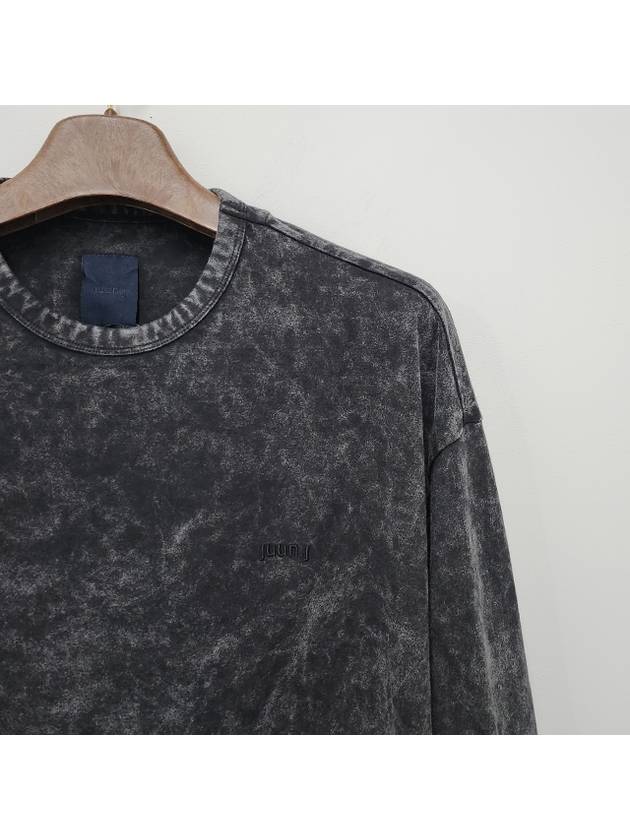 Cotton Garment Dying Long Sleeve T-Shirt Gray - JUUN.J - BALAAN 6