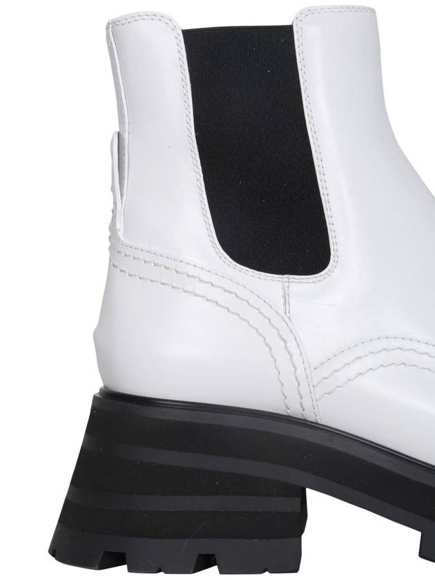 Wonder Chelsea Boots Black White - ALEXANDER MCQUEEN - BALAAN 5