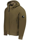 Pro-Tech Ribbed Hooded Jacket Green - CP COMPANY - BALAAN 4