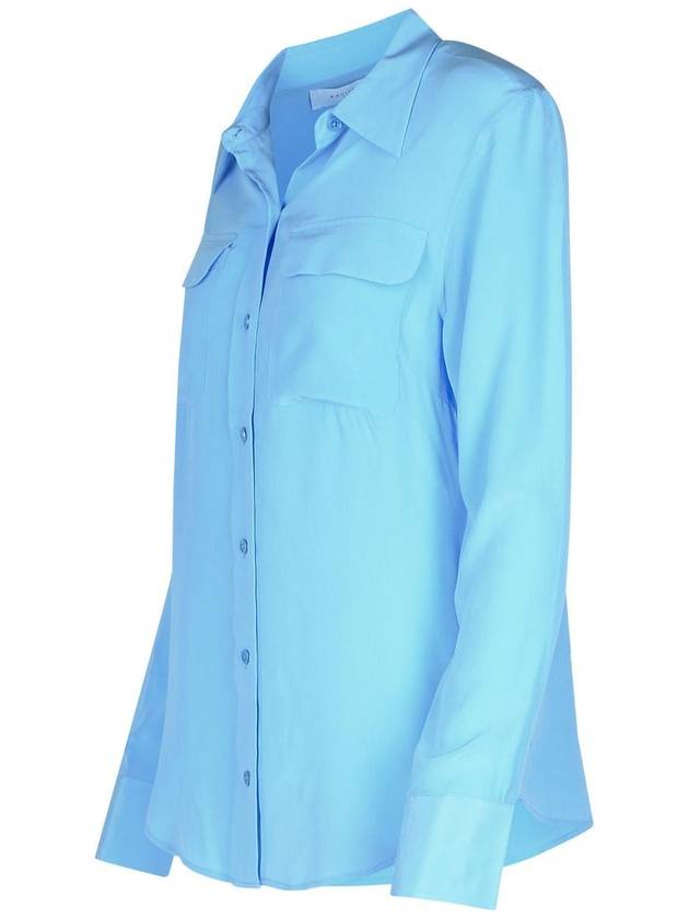 Equipment Light Blue Silk Shirt - EQUIPMENT - BALAAN 2