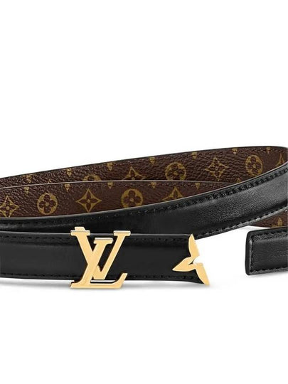 Pretty LV 20MM Reversible Leather Belt Black Brown - LOUIS VUITTON - BALAAN 2