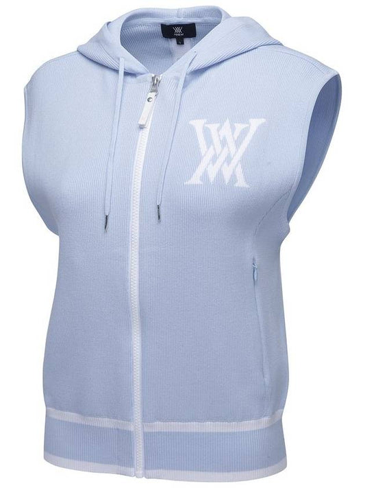 WOMEN LOGO POINT HOODIE VEST - ANEWGOLF - BALAAN 2