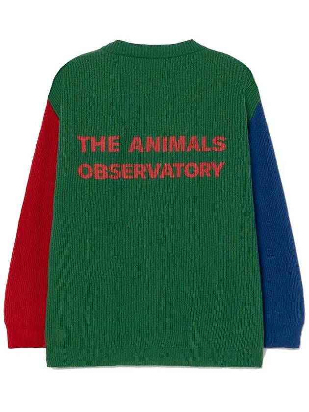 Kids Triple Color Regular Fit Cardigan F22101 188AX - THE ANIMALS OBSERVATORY - BALAAN 3