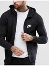 01943325010Advance 15 Knit Hooded JacketBlack - NIKE - BALAAN 5