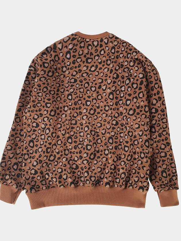 Women's Leopard Sweatshirt Brown - AOX - BALAAN 7