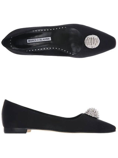 23SS 422 1514 0001 001 FOLAKA Jewel Flat Shoes - MANOLO BLAHNIK - BALAAN 1