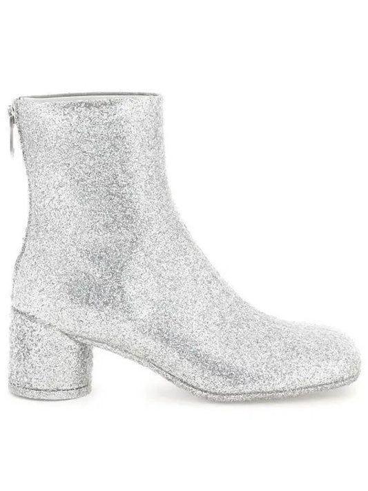 Glitter Ankle Middle Boots Silver - MAISON MARGIELA - BALAAN 2