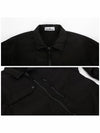 Supima Cotton Twill Stretch-TC Jacket Black - STONE ISLAND - BALAAN 6