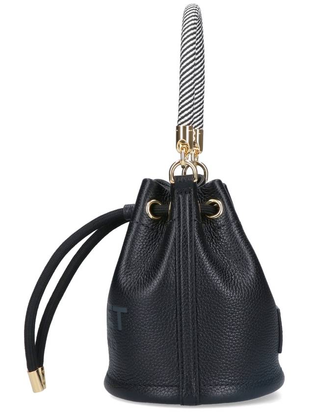 Micro Leather Mini Bucket Bag Black - MARC JACOBS - BALAAN 6