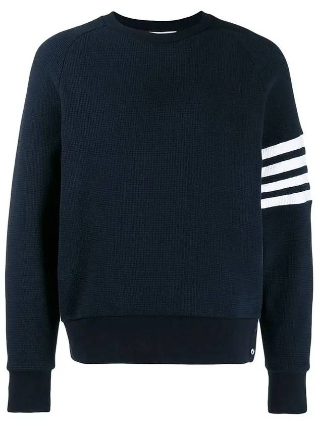 4 Bar Stripe Sweatshirt Navy - THOM BROWNE - BALAAN 2