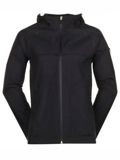 Logo Patch Hooded Jacket Black - HUGO BOSS - BALAAN 2