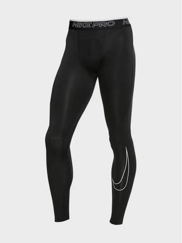 Men's Pro Dri Fit Tights Leggings Black - NIKE - BALAAN 3