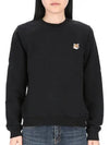 Fox Head Patch Regular Sweatshirt Black - MAISON KITSUNE - BALAAN 2