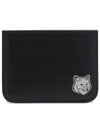 Fox Head Business Card Wallet Black - MAISON KITSUNE - BALAAN 2