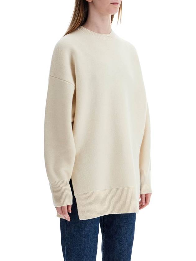 white fine knit wool and cashmere sweater - TOTEME - BALAAN 2