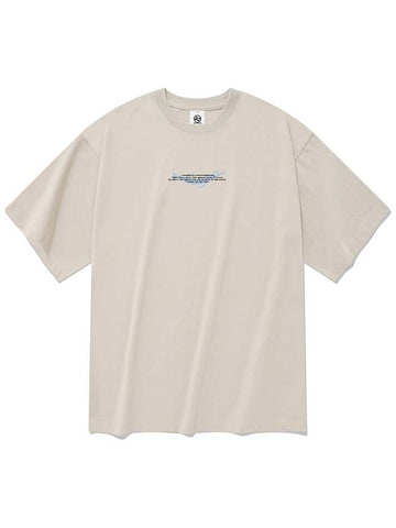 Whale short sleeve t shirt beige - RADINEO - BALAAN 1