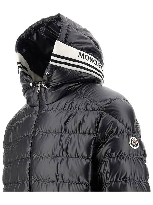 Cornour Logo Short Down Padding Black - MONCLER - BALAAN 5