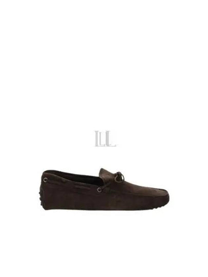 Men's Gommino Suede Driving Shoes Brown - TOD'S - BALAAN 2