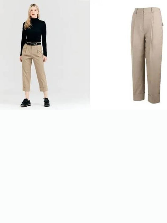 Golf Packed Wide Pants Beige - HENRY STUART - BALAAN 2