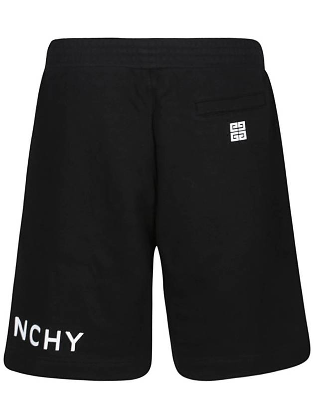 Logo Print Pocket Shorts Black - GIVENCHY - BALAAN 3