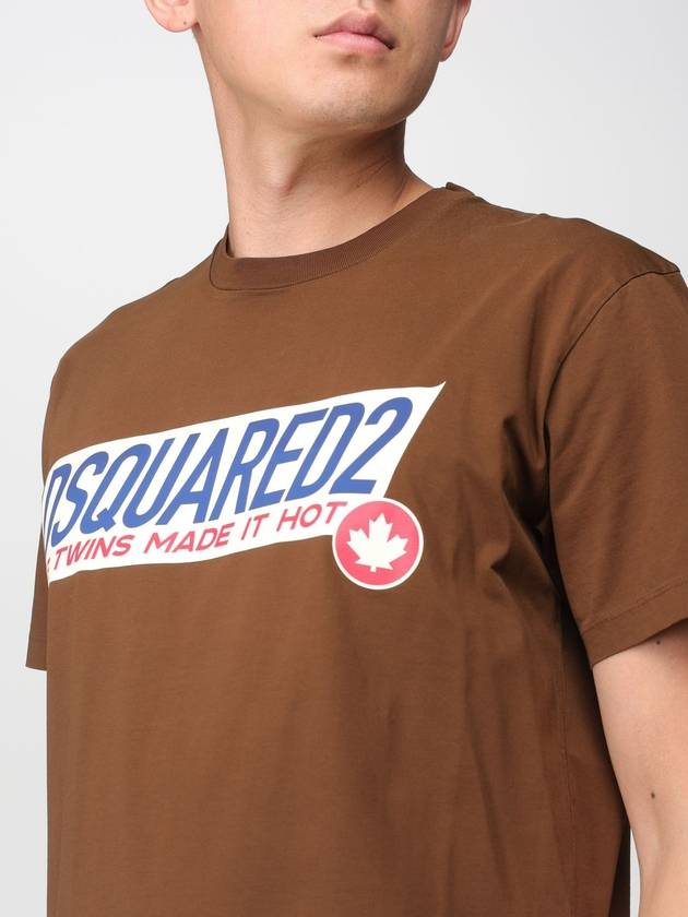 T-shirt Dsquared2 in cotone con logo - DSQUARED2 - BALAAN 4