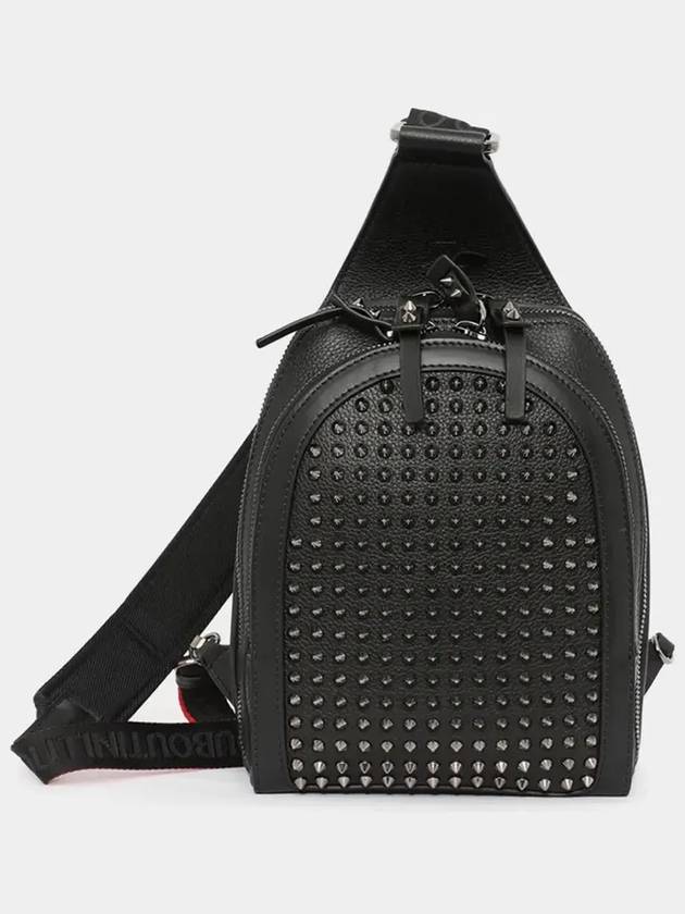 Loubifunk Backpack Black - CHRISTIAN LOUBOUTIN - BALAAN 4