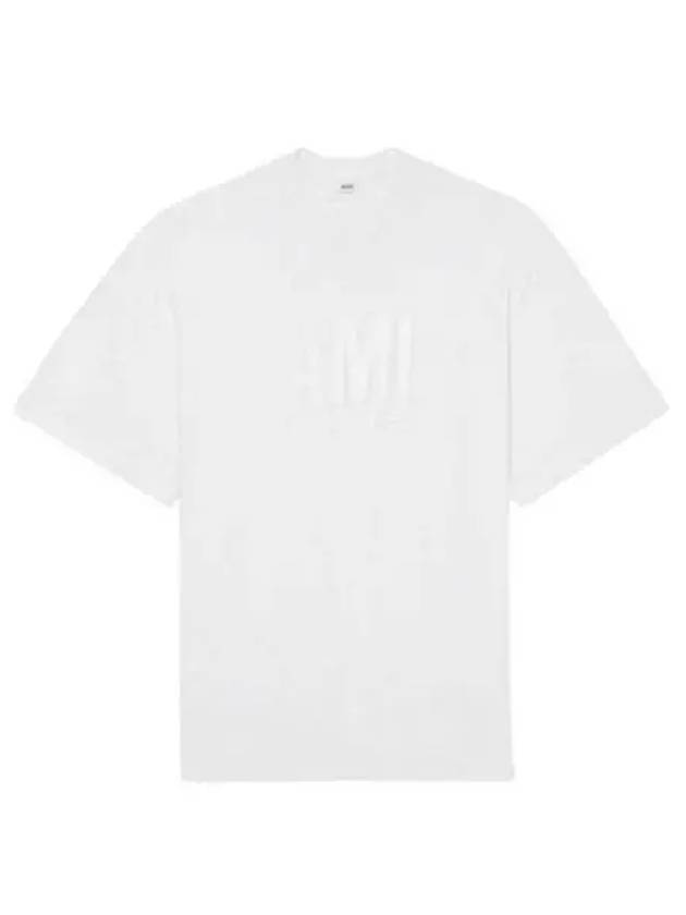 Logo printed short sleeve t shirt white 271547 - AMI - BALAAN 1