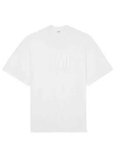 Logo printed short sleeve t shirt white 271547 - AMI - BALAAN 1