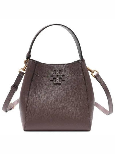 McGraw Small Tote Bag Brown - TORY BURCH - BALAAN 2