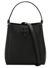 McGraw Small Tote Bag Black - TORY BURCH - BALAAN 2