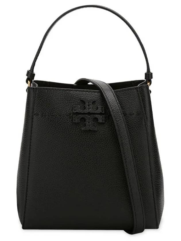 McGraw Small Tote Bag Black - TORY BURCH - BALAAN 2