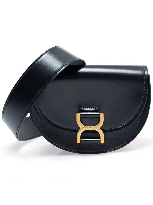 Marcie Leather Mini Cross Bag Black - CHLOE - BALAAN 3